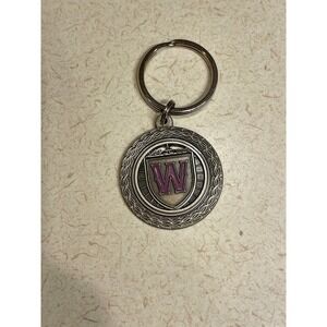 Vintage Class of 59 University of Washington Medallion Silver Tone Keychain